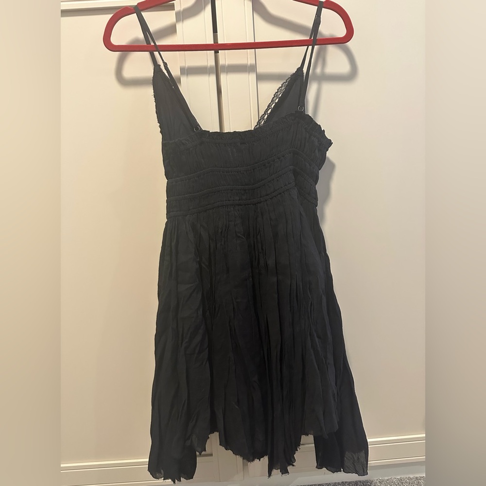 NWT Free People Delia Slip Black Casual Dress - M - Picture 7 of 11